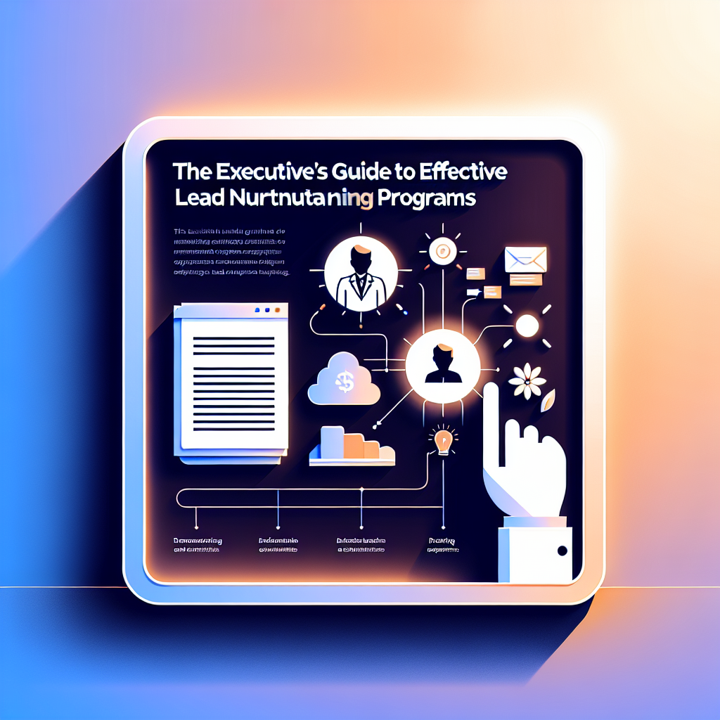 The Executive’s Guide to Effective Lead Nurturing Programs