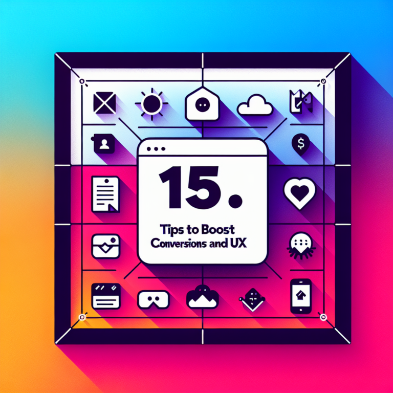 15 Tips to Boost Conversions and UX