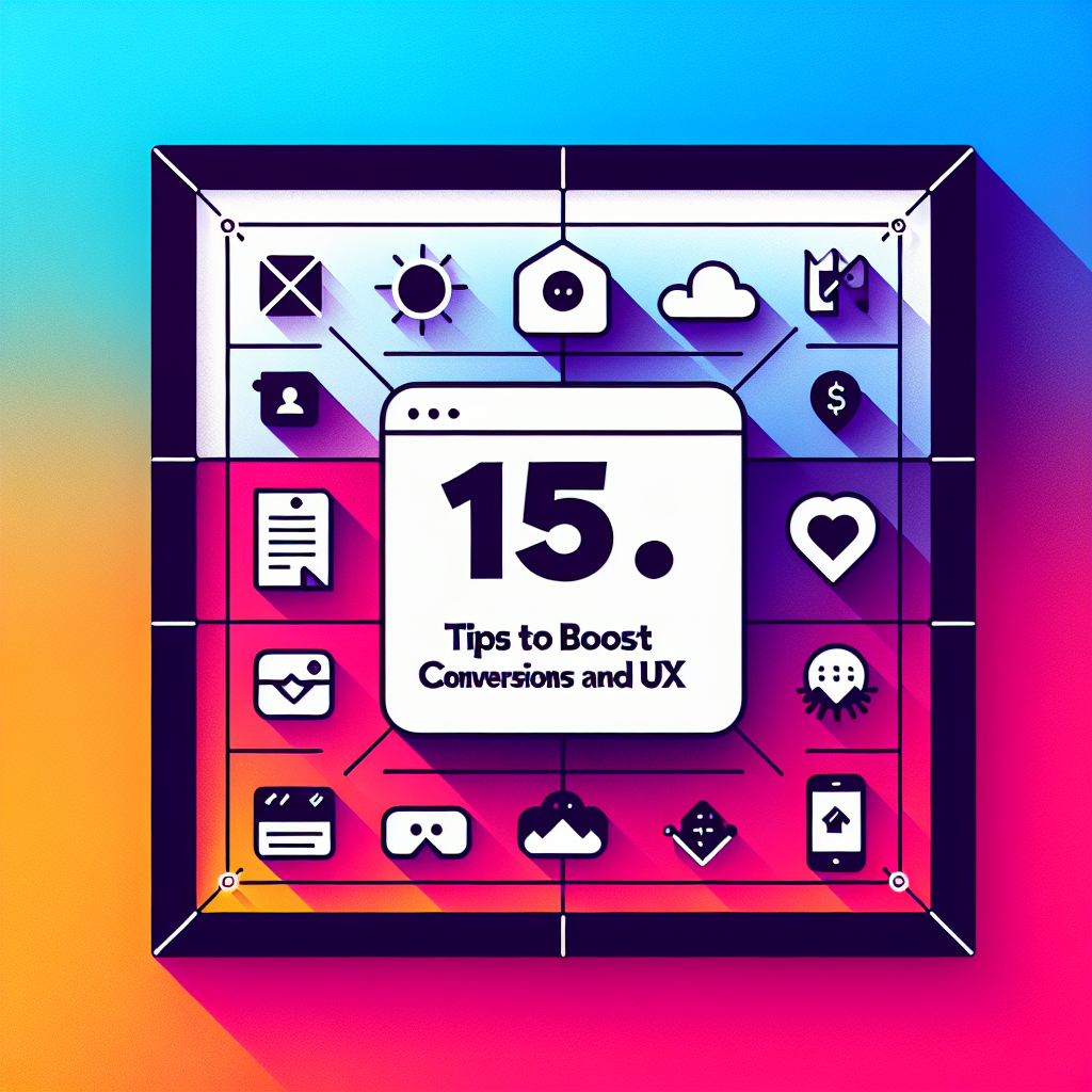 15 Tips to Boost Conversions and UX
