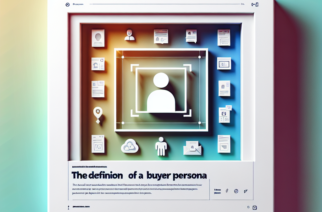 The definition of a buyer persona [in under 100 words]