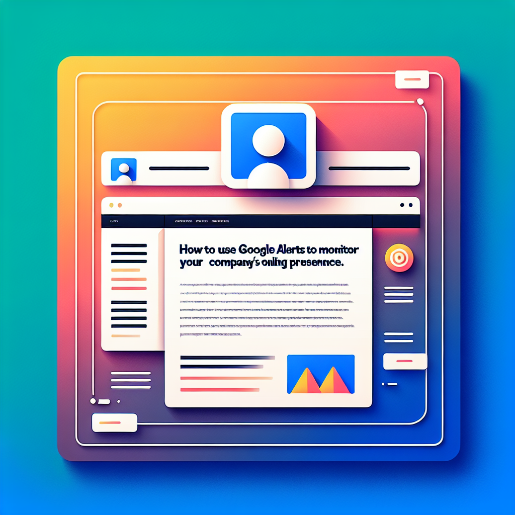 How to Use Google Alerts to Monitor Your Company’s Online Presence